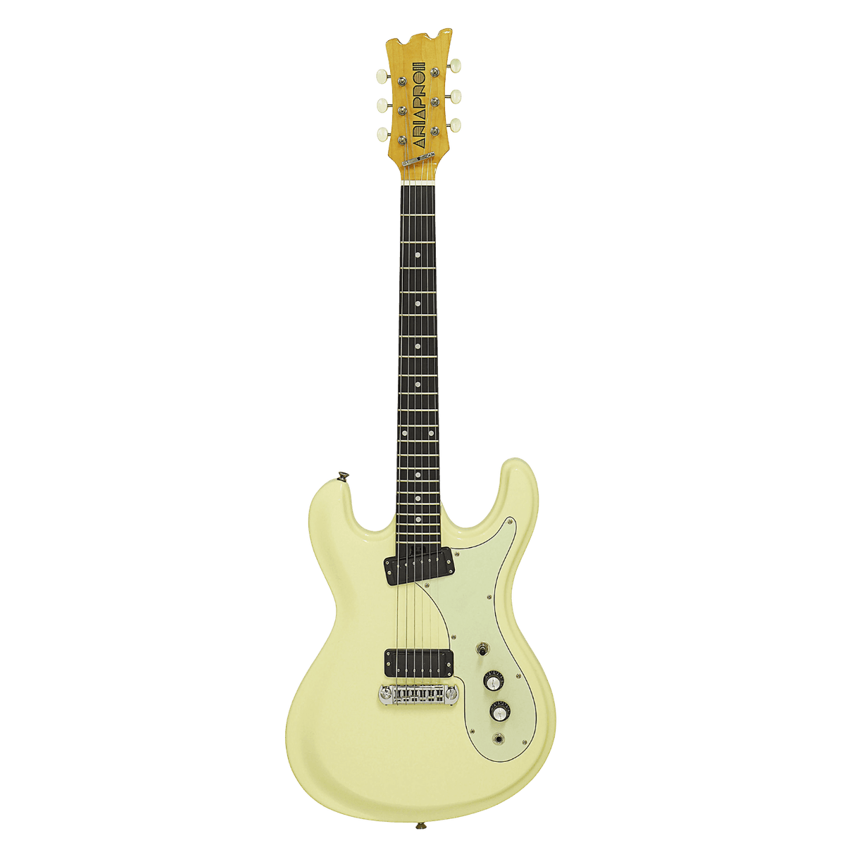 ARIA PRO II DM 206 VW GITAR ELEKTRIK VINTAGE WHITE