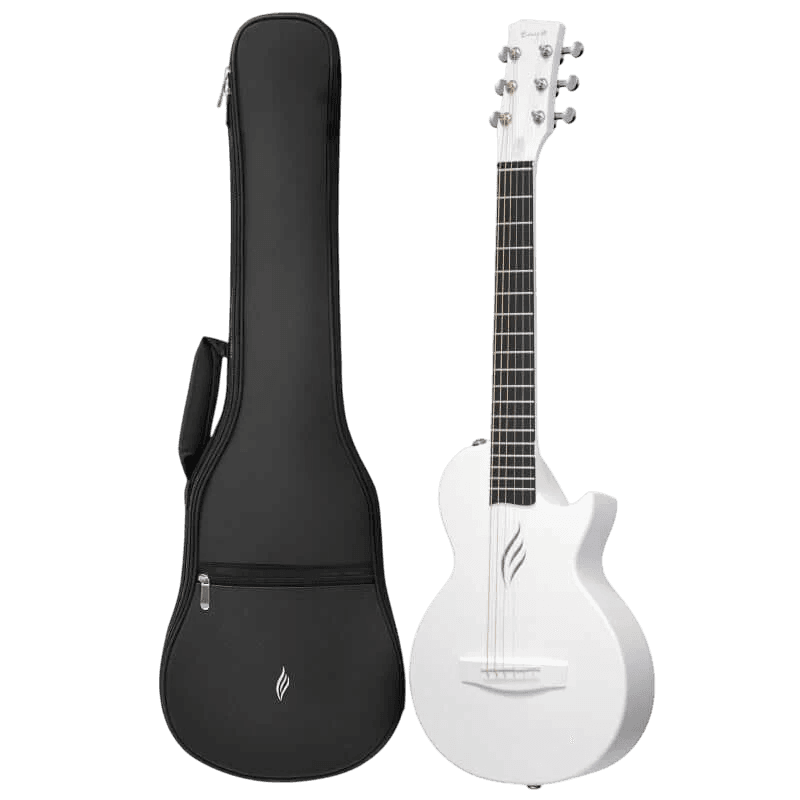 ENYA NOVA GO MINI 1/4 TRAVEL SIZE WHITE GITAR ELEKTRIK