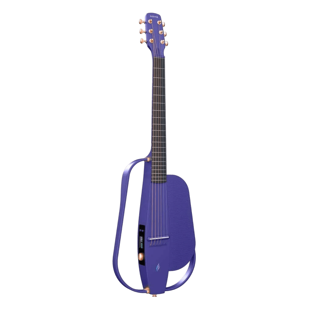 ENYA NEXG2 SMART SILENT TRAVEL GITAR ELEKTRIK PURPLE