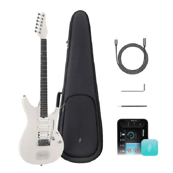 ENYA INSPIRE IVORY WHITE SMART GUITAR