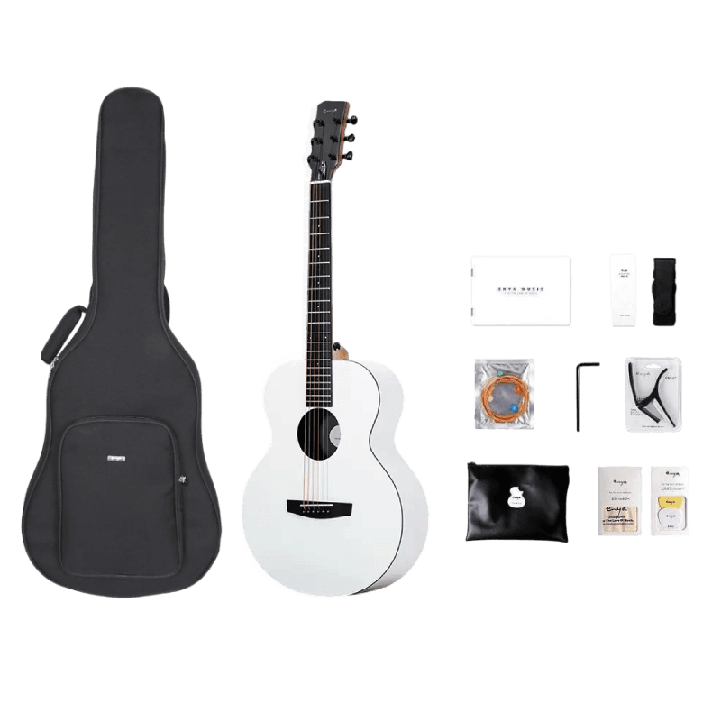 ENYA EM X0 SP1 EQ WHITE GITAR AKUSTIK