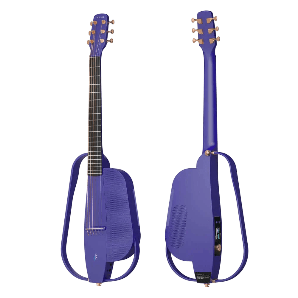 ENYA NEXG2 SMART SILENT TRAVEL GITAR ELEKTRIK PURPLE