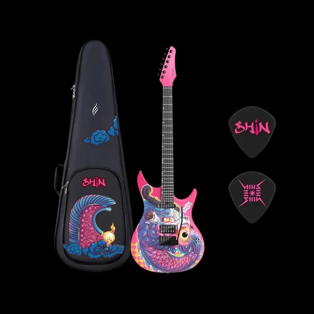 ENYA INSPIRE LOONG FLAME STRATOCASTER SMART ELECTRIC GUITAR
